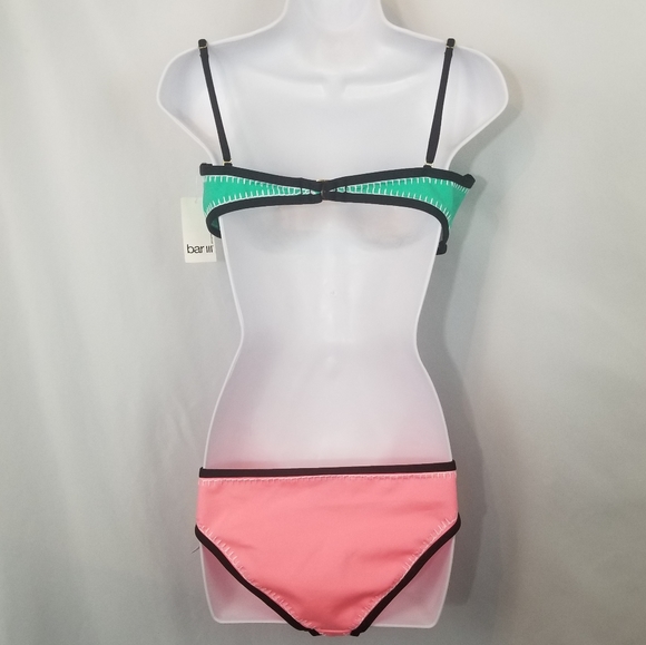 Bar III Color Block Swimsuit - Picture 2 of 10